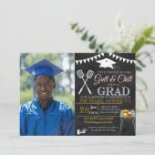 Uitnodiging voor Afstuderen BBQ (Staand voorkant)