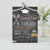 Uitnodiging voor Afstuderen BBQ (Staand voorkant)