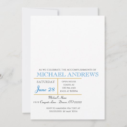 Uitnodiging voor Afstuderen BBQ (Achterkant)