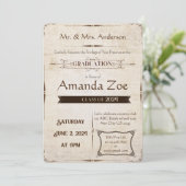  uitnodiging voor afstuderen/bekendmaking (Staand voorkant)