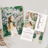 Uitnodiging voor afstuderen-fotoaankondiging