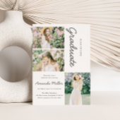 Uitnodiging voor afstuderen-fotoaankondiging