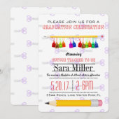 Uitnodiging voor Afstuderen met leerkrachten (Voorkant / Achterkant)