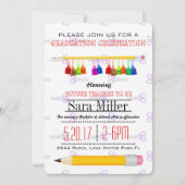 Uitnodiging voor Afstuderen met leerkrachten (Voorkant)