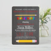 Uitnodiging voor Afstuderen met leerkrachten (Staand voorkant)