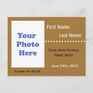 Uitnodiging voor afstuderen op de middelbare schoo