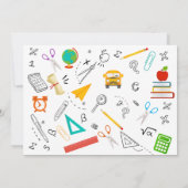 Uitnodiging voor Afstuderen van de Foto pre-K (Achterkant)