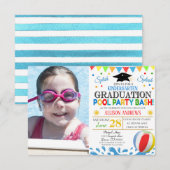 Uitnodiging voor Afstuderen van kinderen (Voorkant / Achterkant)