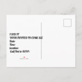 Uitnodiging voor afstuderen van medische scholen (Achterkant)