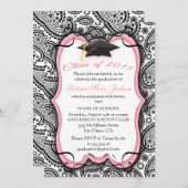  uitnodiging voor Afstuderen van Paisley (Voorkant / Achterkant)