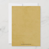 Uitnodiging voor Afstuderen via Black & Gold Photo (Achterkant)