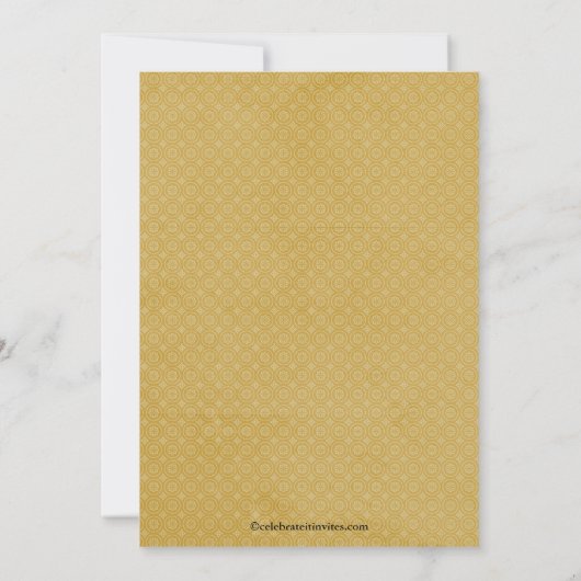 Uitnodiging voor Afstuderen via Black & Gold Photo (Achterkant)