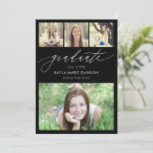 Uitnodiging voor Afstuderen voor Crises Collage Ed (Staand voorkant)