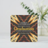 Uitnodiging voor Afstuderen voor het verzamelen va (Staand voorkant)