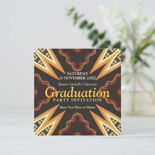 Uitnodiging voor Afstuderen voor het verzamelen va (Staand voorkant)