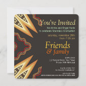 Uitnodiging voor Afstuderen voor het verzamelen va (Achterkant)