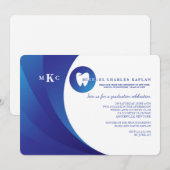 Uitnodiging voor Afstuderen voor mondverzorging (Voorkant / Achterkant)