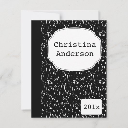 Uitnodiging voor Afstuderen voor samenstellingnote (Voorkant)