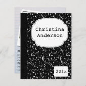 Uitnodiging voor Afstuderen voor samenstellingnote (Voorkant / Achterkant)