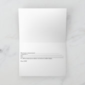 Uitnodiging voor aftredingspartij, Kaart Vrouw Ret (Binnen)