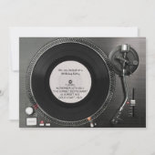 Uitnodiging voor afwisselende verjaardag van DJ (Achterkant)