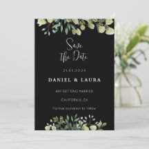 Uitnodiging voor 'All Black Save the Date'