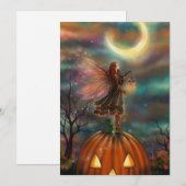 Uitnodiging voor All Hallows Eve Flat (Voorkant / Achterkant)
