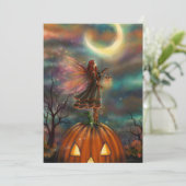 Uitnodiging voor All Hallows Eve-vlakte (Staand voorkant)