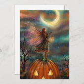 Uitnodiging voor All Hallows Eve-vlakte (Voorkant / Achterkant)