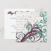 Uitnodiging voor alle doeleinden - Sjabloon (Voorkant / Achterkant)