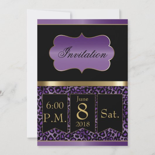 Uitnodiging voor alle doelen - Luipaard | Doe-het- (Voorkant)