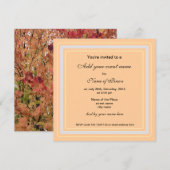 Uitnodiging voor alle feesten in de herfst (Voorkant / Achterkant)