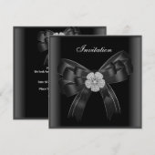 Uitnodiging voor alle gelegenheden diamanten juwee (Voorkant / Achterkant)