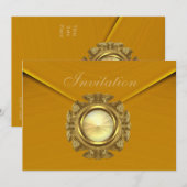 Uitnodiging voor alle gelegenheden Rich Velvet Mus (Voorkant / Achterkant)