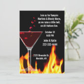 Uitnodiging voor alle Hallow Eve Party (Staand voorkant)