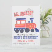 Uitnodiging voor alle partijen aan boord (Staand voorkant)