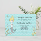 Uitnodiging voor alle verjaardagsfeestdagen met me (Staand voorkant)