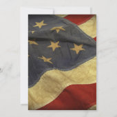 Uitnodiging voor Amerikaanse vlag Dinner Party (Achterkant)