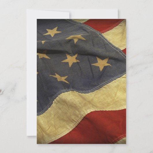 Uitnodiging voor Amerikaanse vlag Dinner Party (Achterkant)