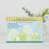 Uitnodiging voor Amusement Park (Staand voorkant)