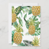 Uitnodiging voor ananasappelbridal (Achterkant)