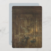 Uitnodiging voor Antiek Feeënbal (Voorkant / Achterkant)