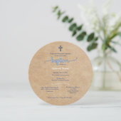 Uitnodiging voor Apostel Rond (Staand voorkant)