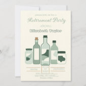 Uitnodiging voor apothekerspensioenfeest (Voorkant)