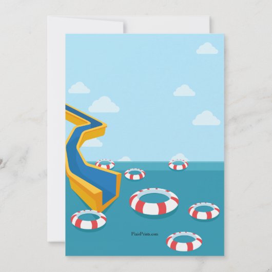Uitnodiging voor Aqua Park (Achterkant)