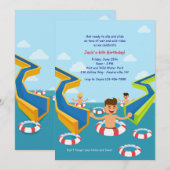 Uitnodiging voor Aqua Park (Voorkant / Achterkant)