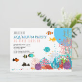 Uitnodiging voor Aquarium (Staand voorkant)
