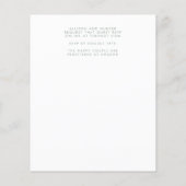 Uitnodiging voor Arch Wedding (Achterkant)