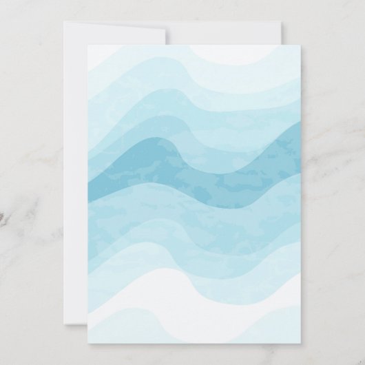 Uitnodiging voor arctisch winterfeestje (Achterkant)