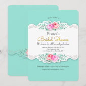 Uitnodiging voor artistieke Rozen (Voorkant / Achterkant)